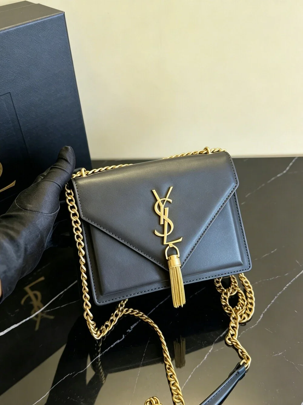 Saint Laurent Kate Small Tassel Chain Bag